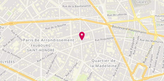 Plan de La Bonbonnière Saint Honoré, 28 Rue de Miromesnil, 75008 Paris