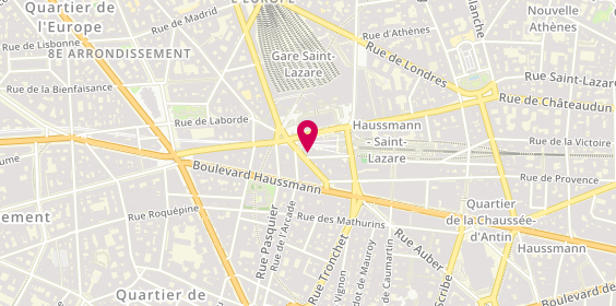Plan de Chocolats Yves Thuries, 12 Rue de l'Isly, 75008 Paris