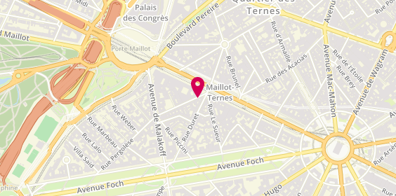 Plan de Léonidas, 1 Rue Pergolèse, 75016 Paris
