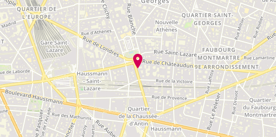 Plan de Jeff de Bruges-Martial, 68 Rue de la Chau. d'Antin, 75009 Paris