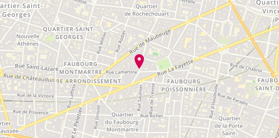 Plan de Aurore Capucine, 3 Rue Marguerite de Rochechouart, 75009 Paris
