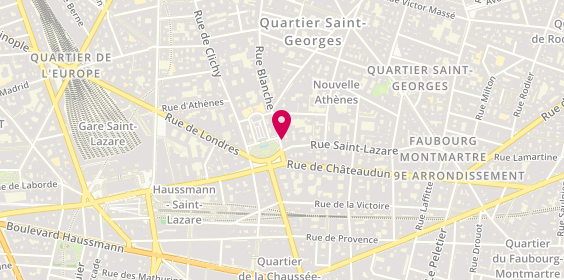 Plan de La Bonbonnière de la Trinité, 4 place d'Estienne d'Orves, 75009 Paris