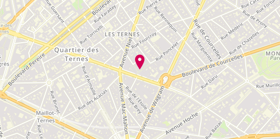 Plan de Jeff de Bruges, 5 Rue Poncelet, 75017 Paris
