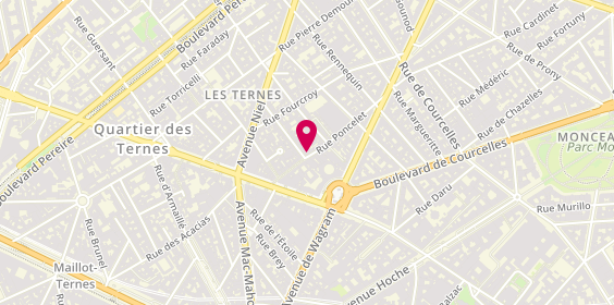 Plan de Les Belles Envies, 17 Rue Poncelet, 75017 Paris