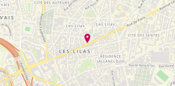 Plan de Leonidas, 151 Rue de Paris, 93260 Les Lilas
