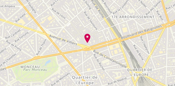 Plan de Comptoirs Richard, 8 rue de Lévis, 75017 Paris