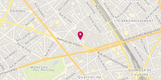 Plan de Aux Douceurs d'Alys, 18 Rue de la Terrasse, 75017 Paris