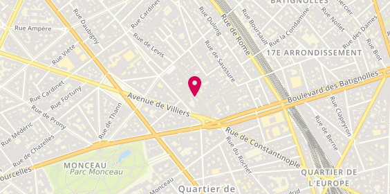 Plan de Jeff de Bruges, 27 rue de Lévis, 75017 Paris