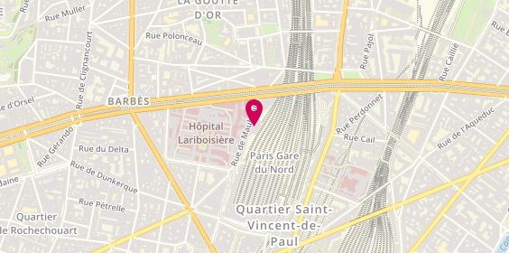 Plan de Jeff de Bruges, Pôles d'Échanges Rer D
112 Rue de Maubeuge et B, 75010 Paris