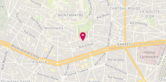 Plan de Lindt, 13 Rue de Steinkerque, 75018 Paris