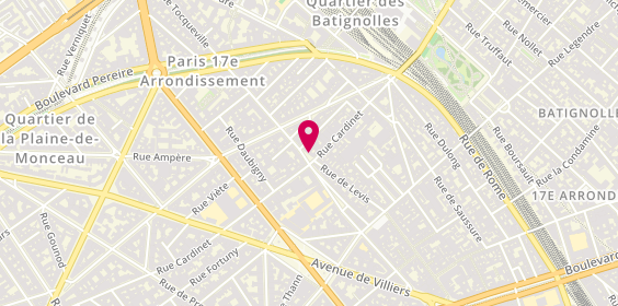 Plan de De Neuville, 70 Rue de Tocqueville, 75017 Paris