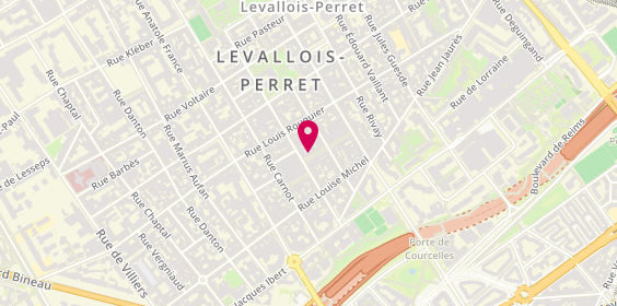 Plan de Jeff de Bruges, 20 Rue Henri Barbusse, 92300 Levallois-Perret