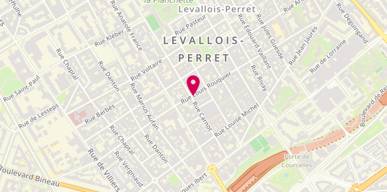 Plan de Au Canard Sucré, 34 Rue Carnot, 92300 Levallois-Perret