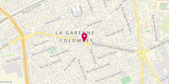 Plan de A&A MARS Les Délices de la Garenne, 6 Rond-Point du Souvenir Français, 92250 La Garenne-Colombes
