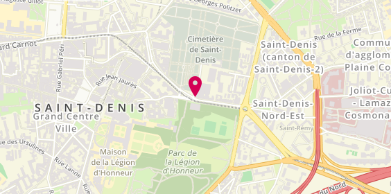 Plan de Maison Saunier, 51 Rue de Strasbourg, 93200 Saint-Denis
