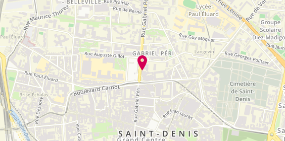 Plan de La Romainville, 104 Rue Gabriel Péri, 93200 Saint-Denis