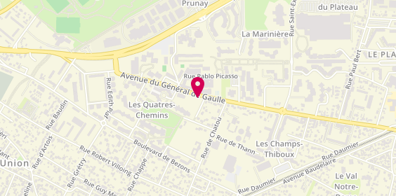 Plan de La Boulangerie de la Poste, 172 avenue du Général de Gaulle, 78500 Sartrouville