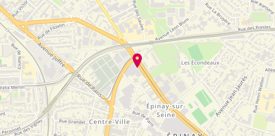 Plan de La Romainville, 43 avenue de Lattre de Tassigny, 93800 Épinay-sur-Seine
