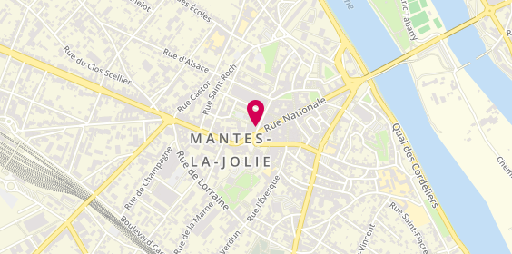 Plan de Leonidas, 28 Rue Chanzy, 78200 Mantes-la-Jolie