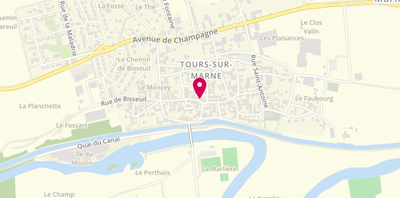 Plan de JUPIN Philippe, 5 Rue Charles de Gaulle, 51150 Tours-sur-Marne
