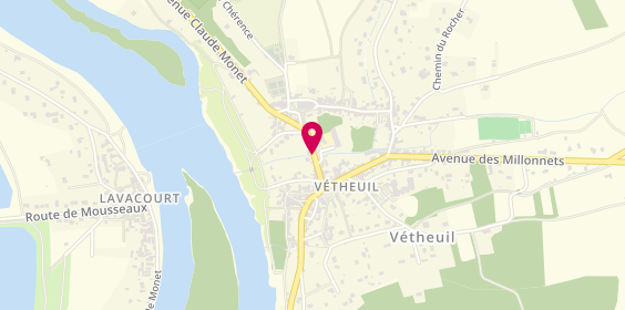 Plan de Les Chocolats de Vetheuil, Rue de l'Église, 95510 Vétheuil
