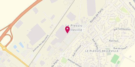 Plan de Léonidas, C.cial Lerclerc
45 Route de Paris, 60330 Le Plessis-Belleville