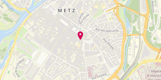 Plan de Leonidas Metz Centre Ville, 41 Rue de la Tête d'Or, 57000 Metz
