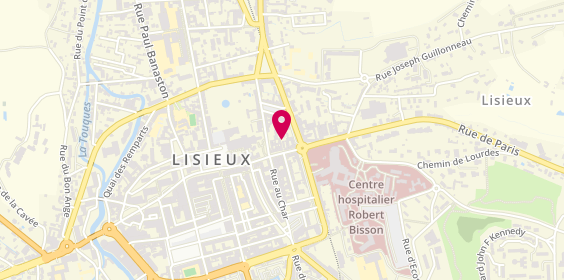 Plan de La Route du Cacao, 5-7 Rue Aristide Briand, 14100 Lisieux