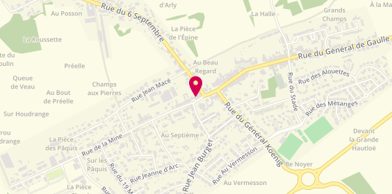 Plan de ROZOY Cyril, 4 Rue du Général de Gaulle, 57860 Montois-la-Montagne