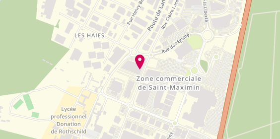 Plan de DE NEUVILLE Marché au chocolat Saint Max, 91 Rue Olympe de Gouges, 60740 Saint-Maximin
