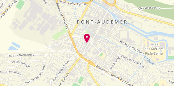 Plan de Aux Delices d'Autrefois, 8 Rue Gambetta, 27500 Pont-Audemer