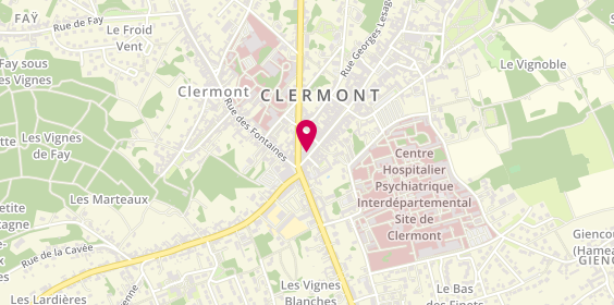 Plan de Boulangerie Pâtisserie - Maison Cristallini, 13 Rue de la République, 60600 Clermont