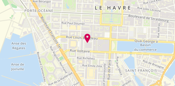 Plan de Le Comptoir des Arômes, place des Halles Centrales, 76600 Le Havre