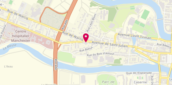 Plan de Le Péché Mignon, 49 avenue de Saint-Julien, 08000 Charleville-Mézières