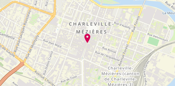 Plan de Jeff de Bruges, 37 Rue de la République, 08000 Charleville-Mézières