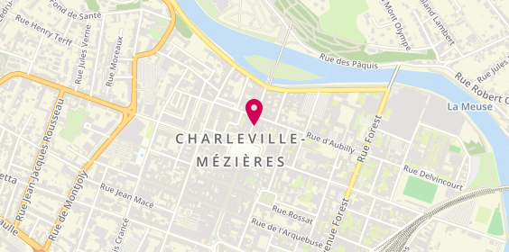 Plan de Confiserie du Vieux Moulin, 14 Rue du Moulin, 08000 Charleville-Mézières