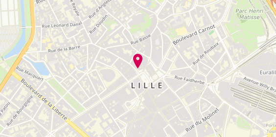 Plan de Chocolaterie de Beussent Lachelle, 6 Rue Esquermoise, 59000 Lille