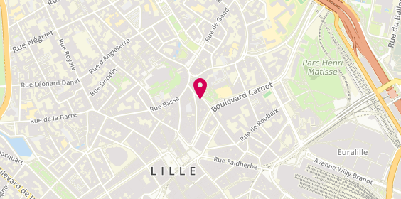 Plan de Quentin Bailly Lille, 65 Rue des Arts, 59800 Lille