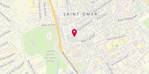 Plan de Chocolaterie Beussent Lachelle / Boutique de Saint-Omer, 30 Rue des Clouteries, 62500 Saint-Omer