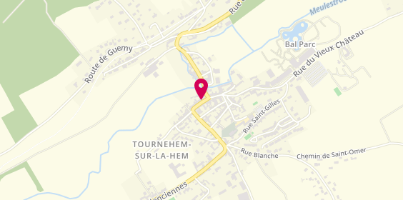 Plan de Boulangerie le Bel, 82 Rue Chanoines, 62890 Tournehem-sur-la-Hem
