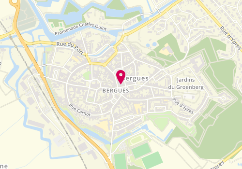 Plan de Pâtisserie Legros Bergues, 3 place de la République, 59380 Bergues